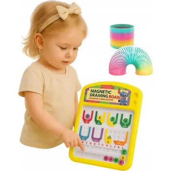 Obraz MAGNETICKÁ TABULE PRO DĚTI ABECEDA HOŘČÍK MONTESSORI B1914 +