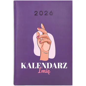 Kalendář Knihový kalendář 2026 A5 fialový