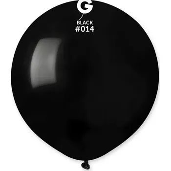 Balónek Balónek 48cm/19" #014 černý 25 ks