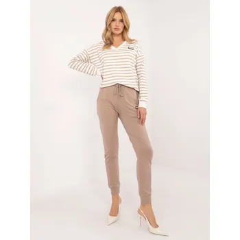 Ecru-béžová tepláková souprava RELEVANCE hnědá 3047630