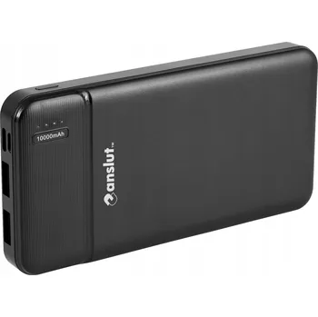 Powerbanka Powerbanka Anslut 10000 mAh černá