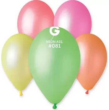 Balónek 30cm/12" #081 neonový mix 100 ks