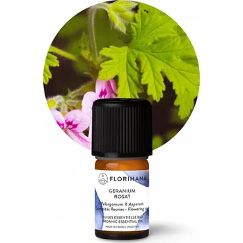 Vonný olej Éterický olej Geranium růžové BIO 5g (5,68ml)