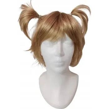 Paruka Dětská blond paruka s ofinou na mikropokožce Pusheen mono / 16-30 cm