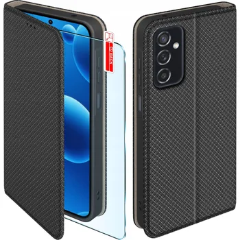 Pouzdro na mobilní telefon Flipové pouzdro KrainaGSM pro Samsung Galaxy M52 5G, černé