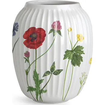 Váza Váza HAMMERSHOI SUMMER - WILD FLOWERS 21 cm, bílá, porcelán, Kähler