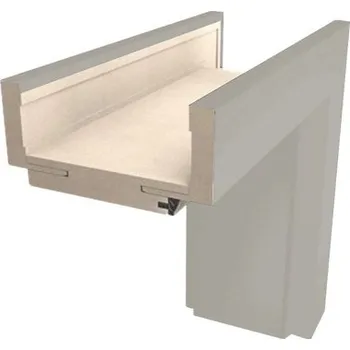 Zárubeň Obložková zárubeň Naturel 60 cm pro tloušťku stěny 22-24 cm kašmír matný pravá O8KAS60P