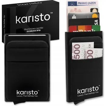 Peněženka Hliníkové pouzdro na karty Karisto černé - muž