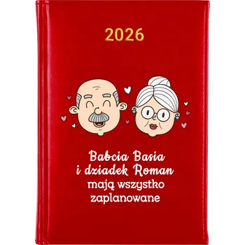 Kalendář Knižní kalendář 2026 A5 červený