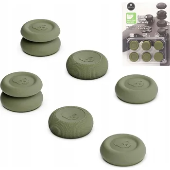 Hra pro Xbox GUMIČKY NÁSTAVCE SKULL&CO 6 KS PRO OVLADAČ XBOX ONE SERIES S X ZELENÉ