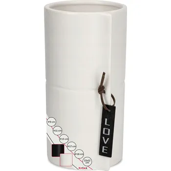 Květináč Obal Na Květináč 18 keramický bílý