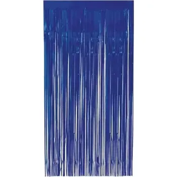 Tmavě modrý party závěs 100 x 200 cm
