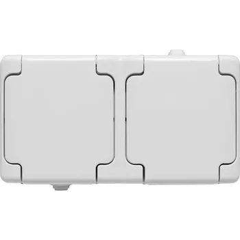 Elektrická zásuvka Hermetická Elektrická Zásuvka KOS bílá