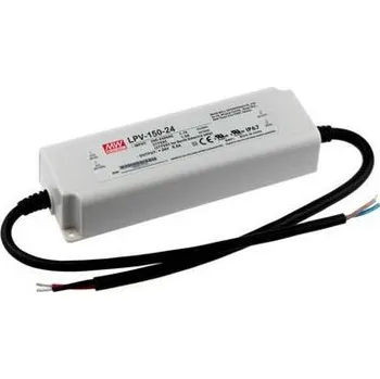 LED páska Síťový spínaný zdroj MEAN WELL 100-240V - 24V, 6,3A, 150W vestavný pro LED pásky