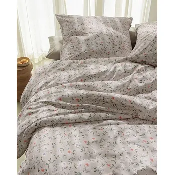 Povlečení IRISETTE IRISETTE luxusní bavlněný satén TOKIO 8567-80 NATUR 140x200 cm, 70x90 cm