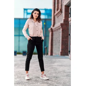 Cizojazyčná kniha Awama Woman's Trousers A532 Awama černá | šedá 2225029