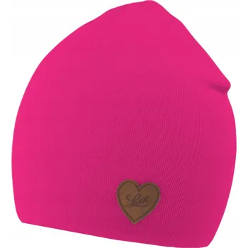 Čepice ČEPICE BAVLNĚNÁ HLADKÁ DVOJITÁ SRDCE DVOUVRSTVÁ JEDNODUCHÁ 42/48 P49