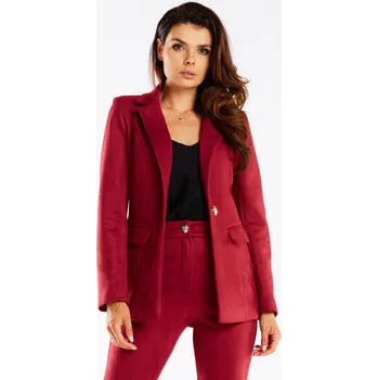 Dámské sako Bunda pro ženy Awama A460 Awama tmavě červená 1770976
