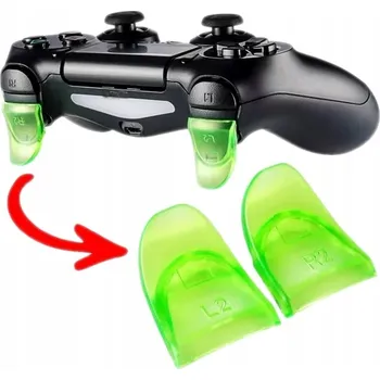 Gamepad Bezdrátový a drátový Bezdrátový ovladač (ovladač) pro PS4 KBR Games, zelený