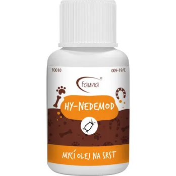 Kosmetika pro hlodavce AromaFauna Mycí olej HY-NEDEMOD pro péči o zvířata trpící kožními parazity 20 ml