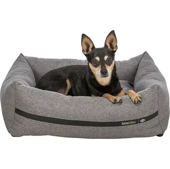 Pelíšek pro psa TRIXIE CityStyle HOME Edition lůžko s okrajem, šedá 100 x 70 cm