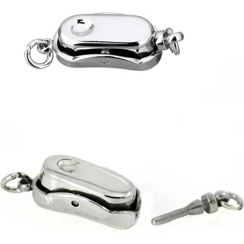 Materiál na výrobu šperku Náramkové 14,5x7,5mm bajonetové zapínání - 1Ks - Nerez RL