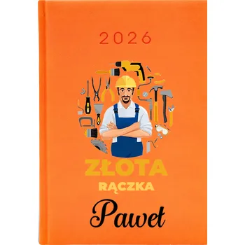 Kalendář Knižkový kalendář 2026 A5 oranžový