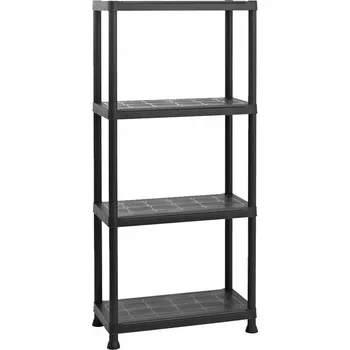 Dílenský regál Plastový skladový regál Ecotech 138 x 60 x 30 cm, nosnost 20 kg na polici