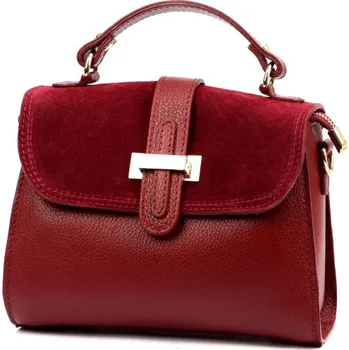 Kabelka Kožená kabelka Luka 25-035 - bordo