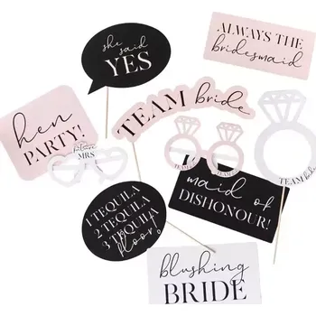 Svatební dekorace Rekvizity do fotokoutku Rozlučka se svobodou - Nevěsta