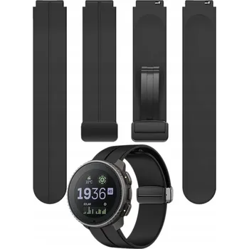 Řemínek na hodinky Univerzální 20mm černý řemínek KBR Games