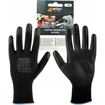 Pracovní rukavice Rukavice potažené polyuretanem 4WRK MON KS6002 BB vel. 8 - M 1 pár