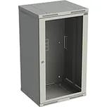 Solarix Rozvaděč nástěnný SENSA 21U 600mm, dveře sklo, RAL 7035, SENSA-21U-66-11-G