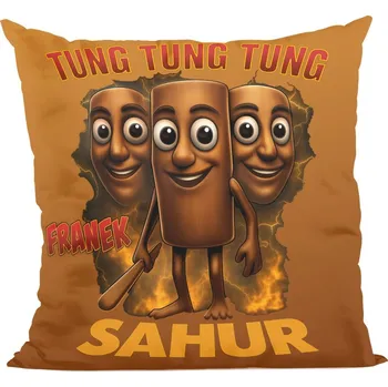 Polštář Italský Brain Rot Tung Tung Tung Sahur Polštář