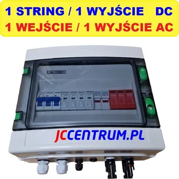 Rozvaděč ROZVADĚČ PV 1000V DC/AC 1 STRING 3 FÁZOVÝ FOTOVOLTAICKÝ IP65
