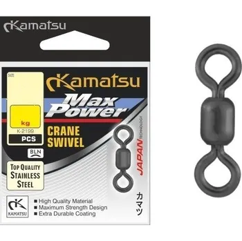 Kamatsu Obratlíky Max Power Crane BLN Nosnost: 80kg, Počet kusů: 5ks, Velikost: #4