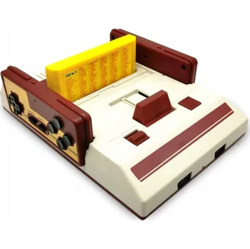 Herní zařízení Retro herní konzole s kazetou se 132 hrami a 2 ovladači