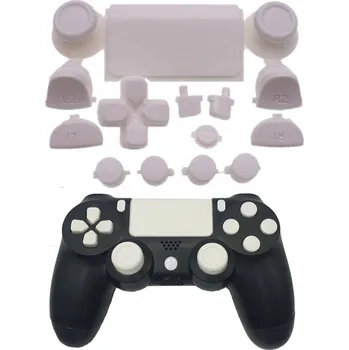 Gamepad SADA TLAČÍTEK + HOUBIČKY A ZÁSLEPKA PRO OVLADAČ PS4 JDS 040 050