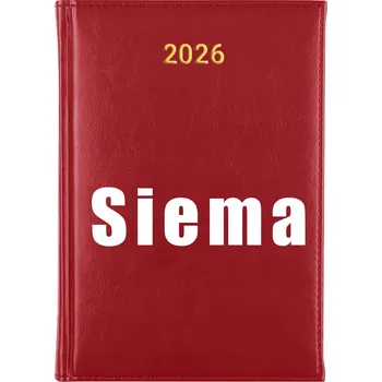 Kalendář Knižní kalendář 2026 A5 červený