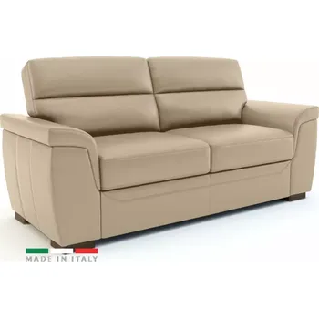 Pohovka Kožená pohovka ROSSO II 2P, cappuccino (cappuccino 313)