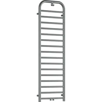 Radiátor Koupelnový radiátor vodní Deante 586 W 500 x 1570 mm stříbrný