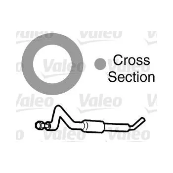Chladič motoru Těsnění, potrubí chladiva VALEO 509135