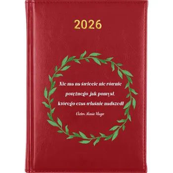 Kalendář Knižní kalendář 2026 A5 červený