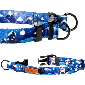 Obojek pro psa BEZPEČNÝ OBOJEK pro aktivní štěně PEJSKA XS 15 mm Ukory ZIMNÍ