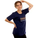 Tričko "Yak Yak Yak" modrá Velikost: 42