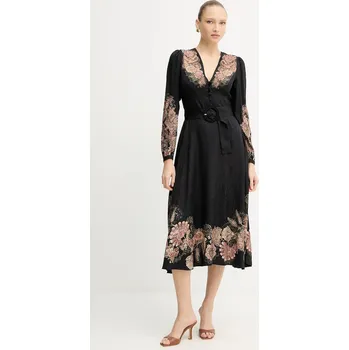 Dámské šaty Šaty Twinset černá barva, midi, 252TP2043 99A, vel. 36