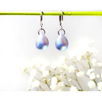 Náušnice Šperk z pravého českého skla - Náušnice Třpyt ledového rána