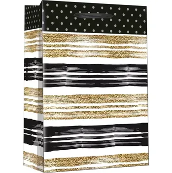 Dárková taška Dárková taška M - Puntíky a pruhy