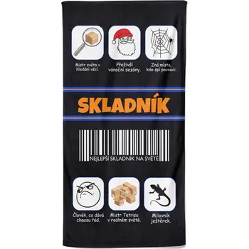 Osuška 140 x 70 cm - Skladník 100%