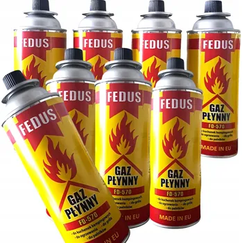 Outdoor vaření PLYNOVÁ NÁPLŇ KARTUŠE DO VAŘIČE HOŘÁKU 12 Ks